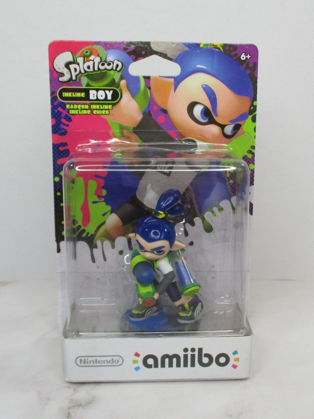 Nintendo amiibo Inkling Boy (Splatoon 2015) Blue Figure Wii U Switch 3DS NIB OEM